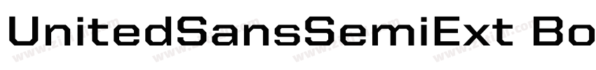 UnitedSansSemiExt Bo字体转换
